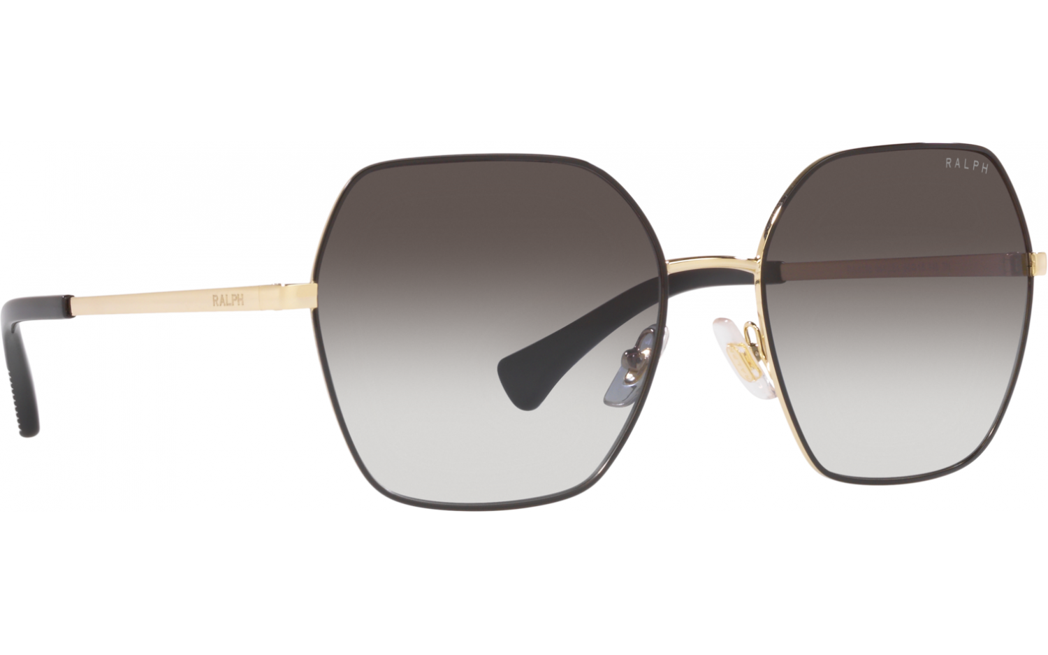 Ralph RA4142 59 Grey Gradient Polarized & Shiny Gold Polarized Sunglasses