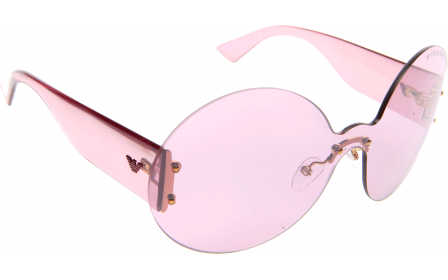 emporio armani pink sunglasses