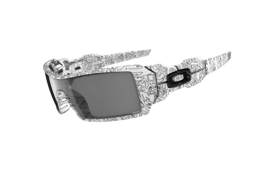 white oakley oil rig sunglasses