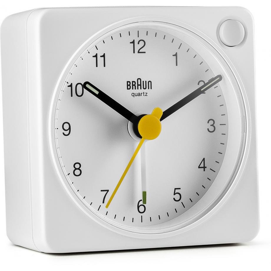 Classic Travel Alarm Clock Bc02xw Braun Clocks Watch Free Shipping Shade Station