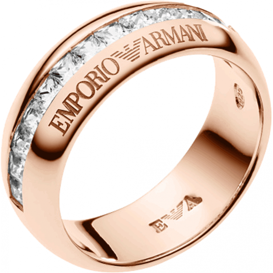 armani ring gold