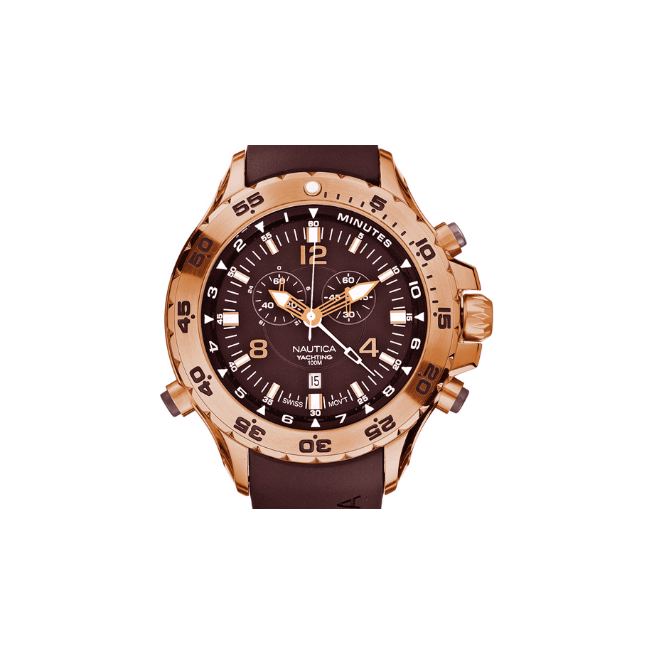 nautica rose gold watch